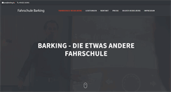 Desktop Screenshot of fahrschule-barking.de